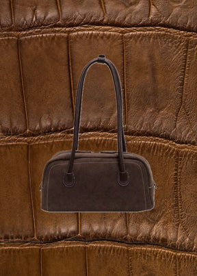 Sienna Truffle Suede Bag