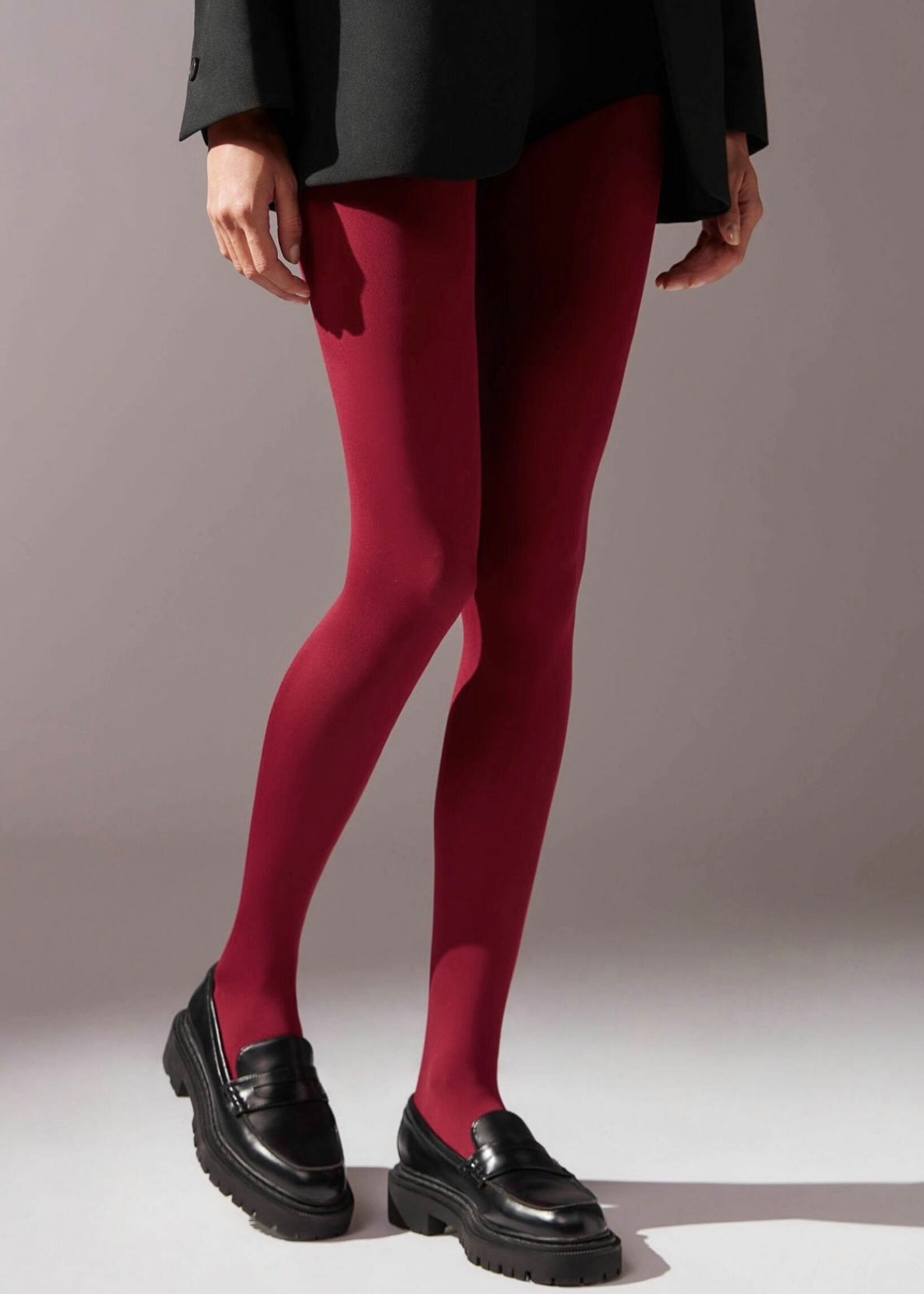 Burgundy Tights