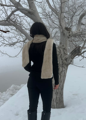 Inès Fur Scarf