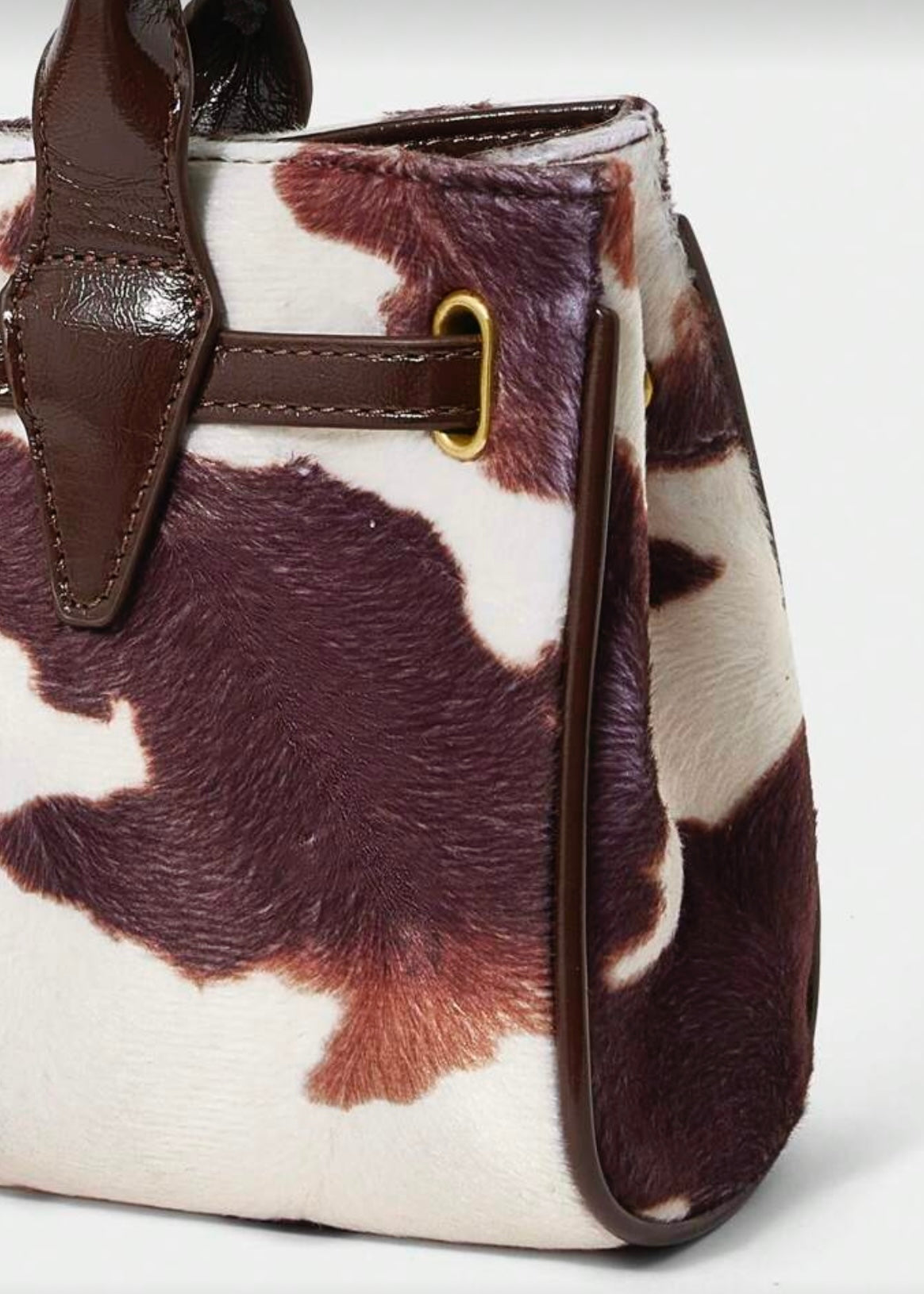 Clea Cinammon Animal Print Bag