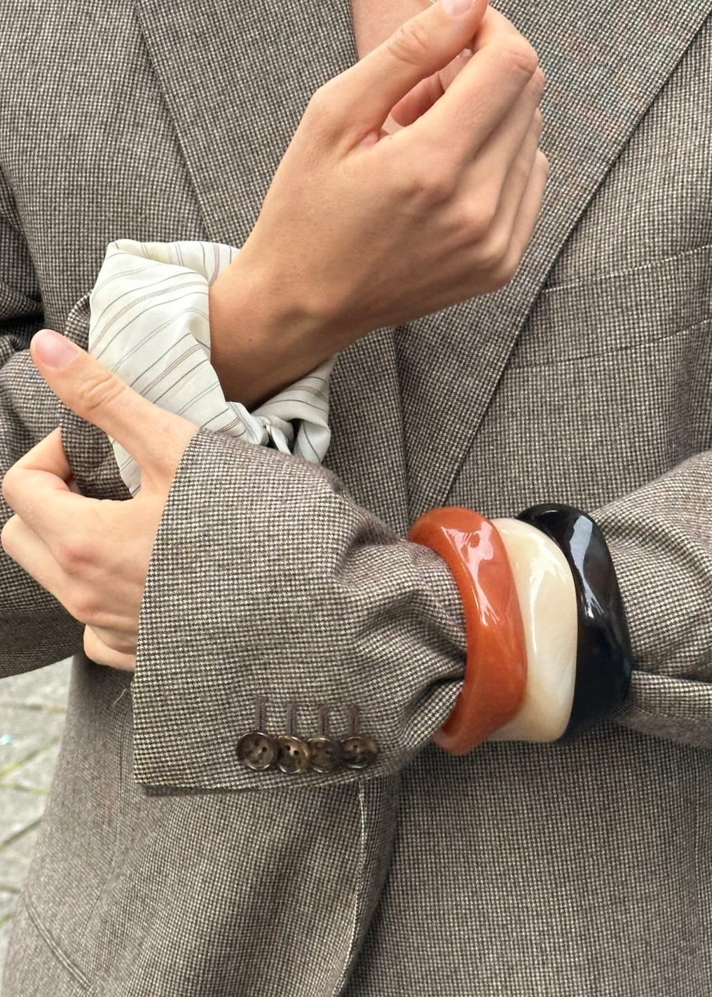 Caramel Swirl Bangles