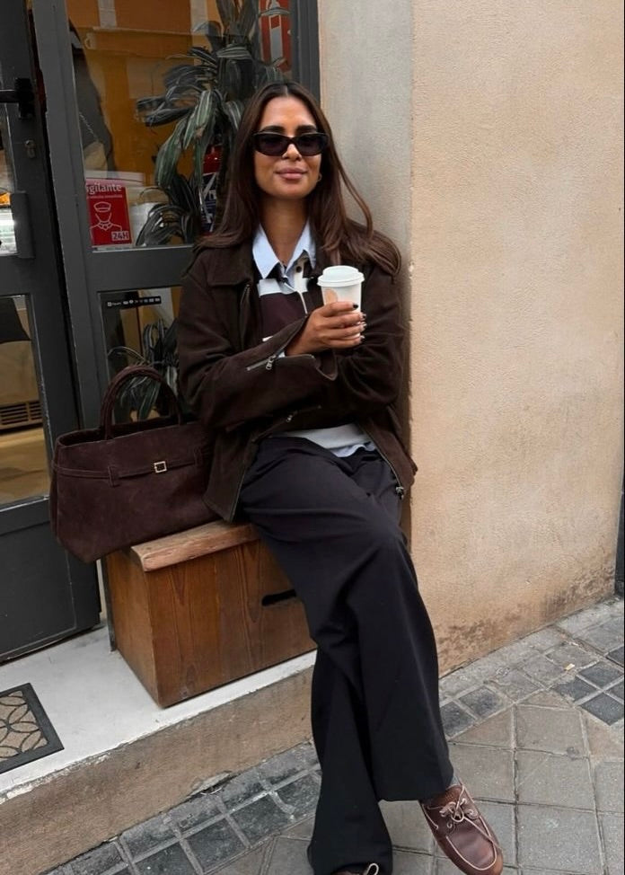 Soraya Velvet Suede Bag