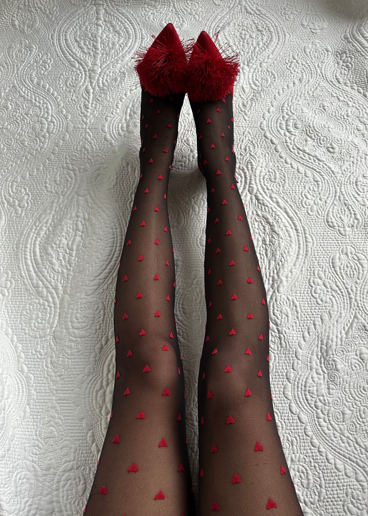 Valentina Heart Tights