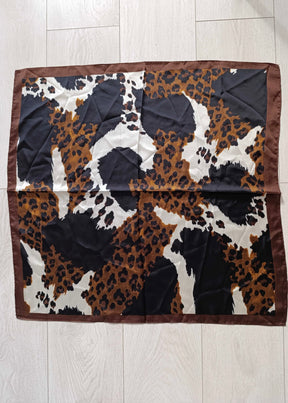 Mocha Truffle Silk Bandana