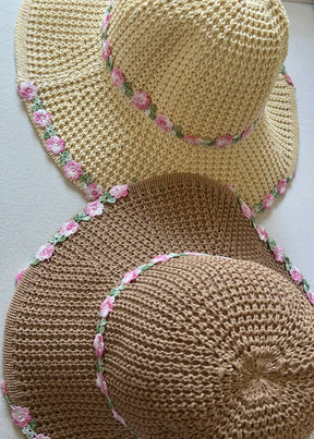 Rosie Straw Bucket Hat
