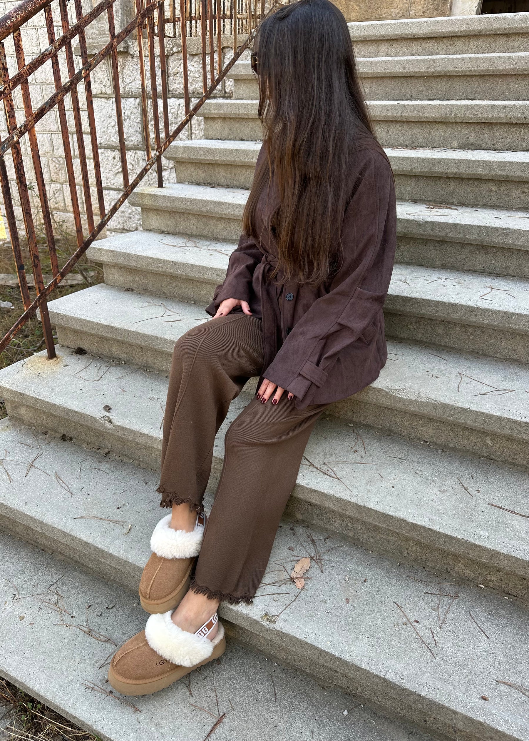 Charlotte Wool Wide-Leg Pants