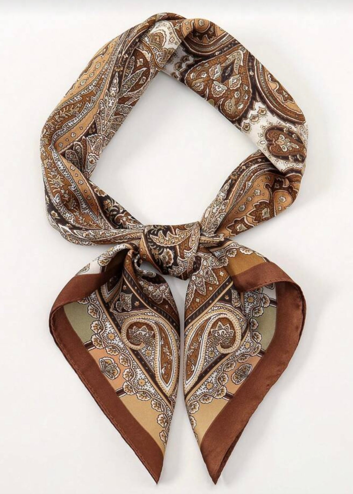 Cinammon Silk Bandana