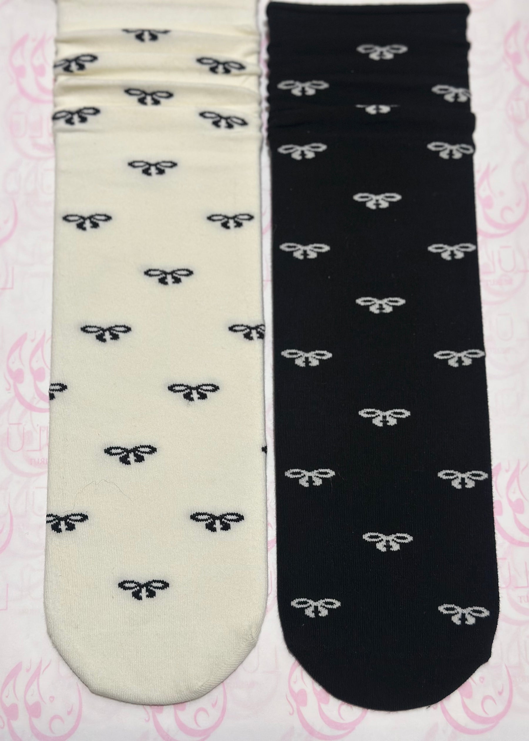 Lillie Bow Shorty Socks