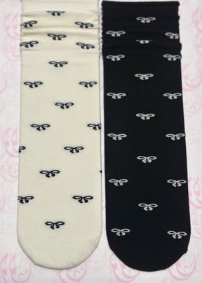 Lillie Bow Shorty Socks