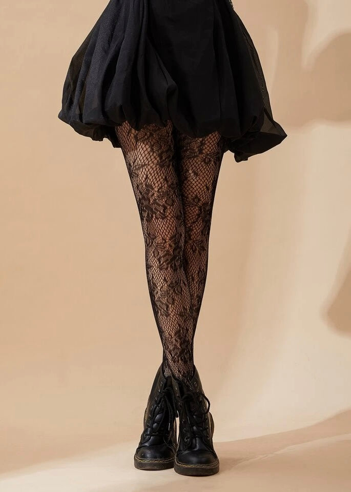 Lary Lace Black Tights