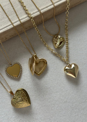 Collier médaillon cœur Lulu