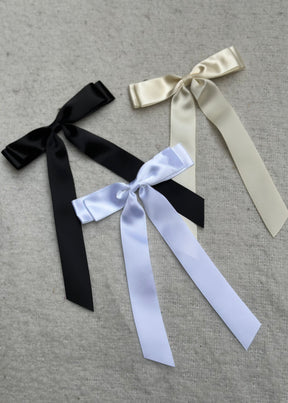 Stacy Silk Bow Hair Clip