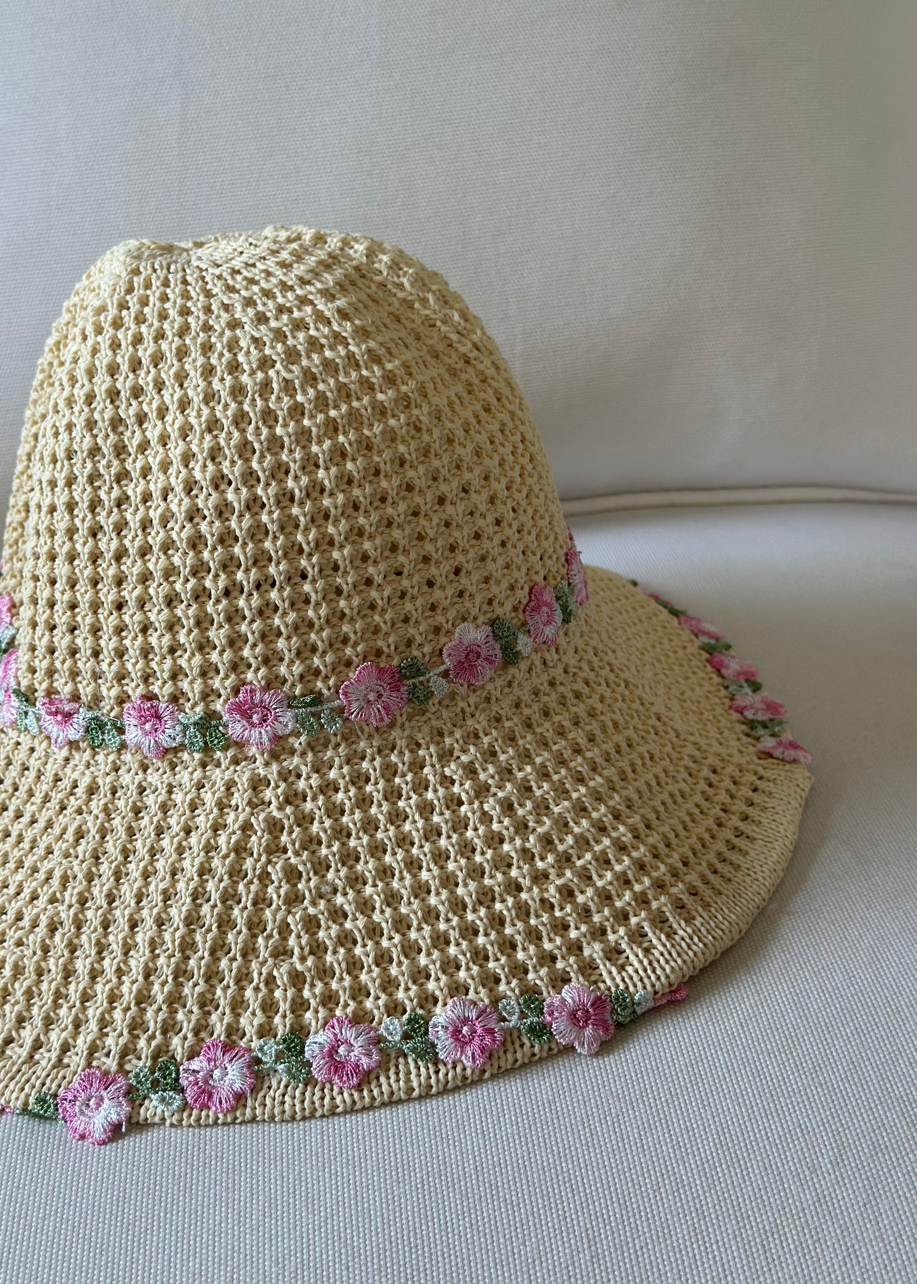 Rosie Straw Bucket Hat