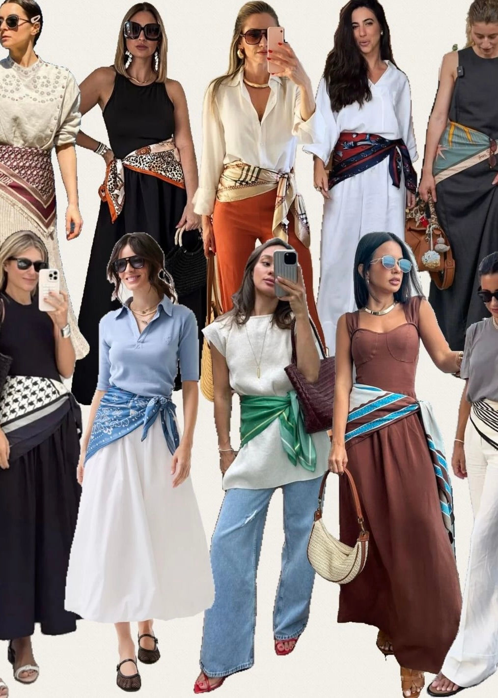 Mocha Truffle Silk Bandana