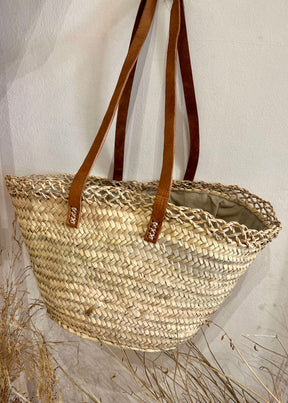 Nina Straw Basket Bag