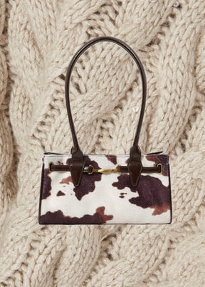 Clea Cinammon Animal Print Bag