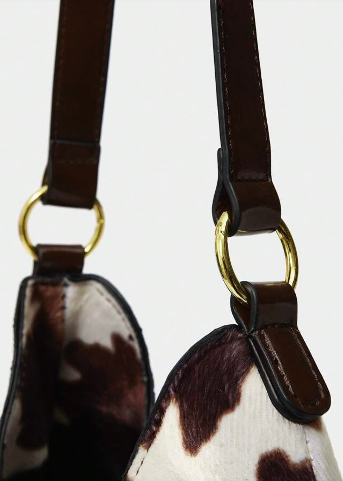 Mila Cocoa Animal Print Bag