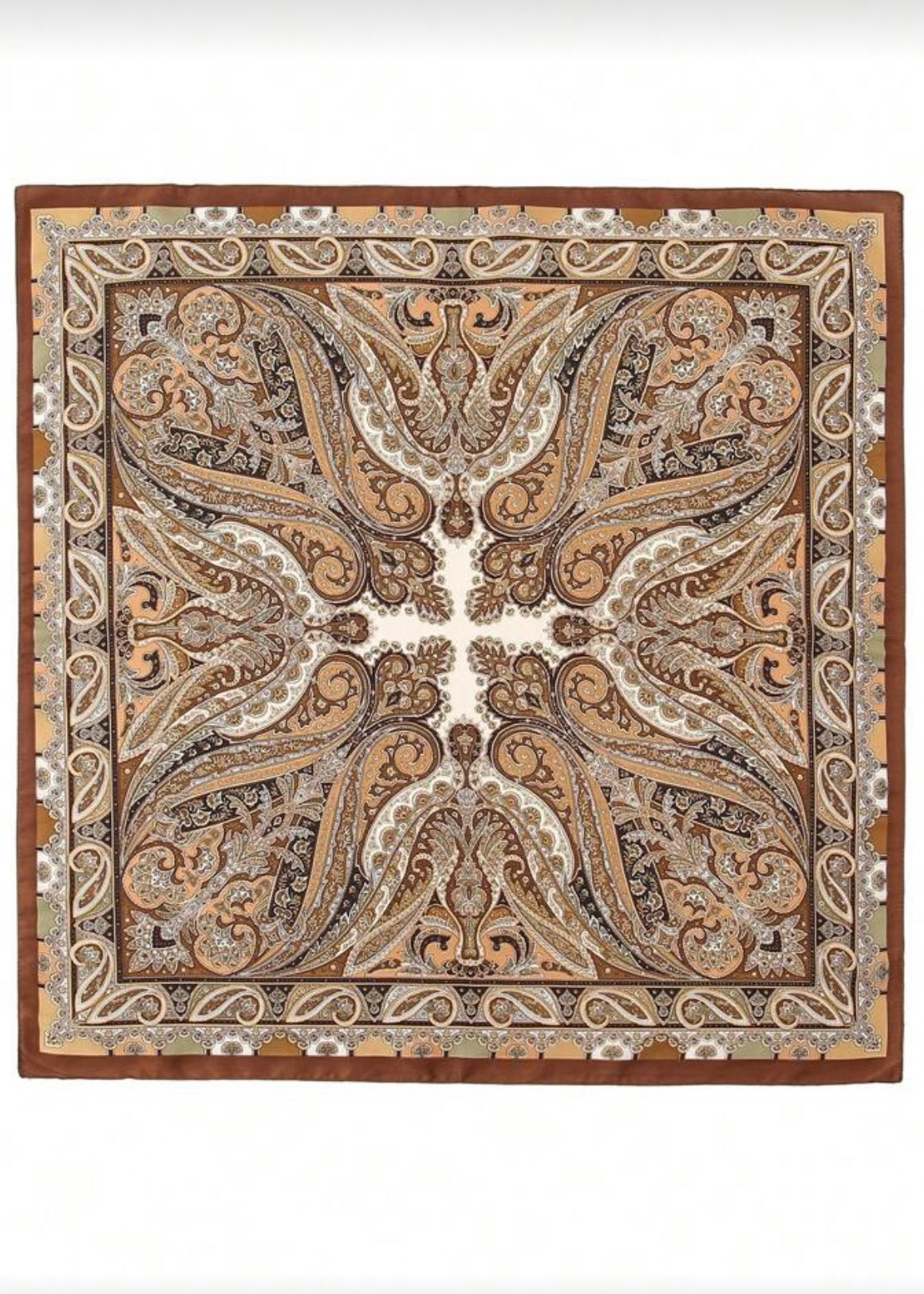 Cinammon Silk Bandana