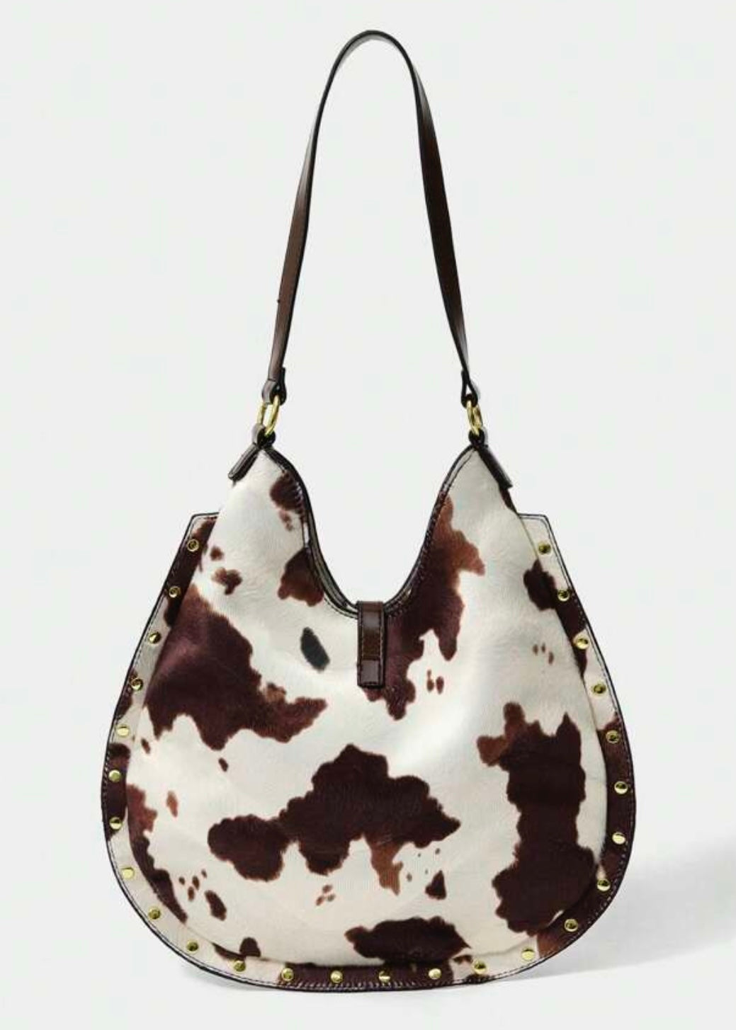 Mila Cocoa Animal Print Bag