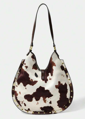 Mila Cocoa Animal Print Bag