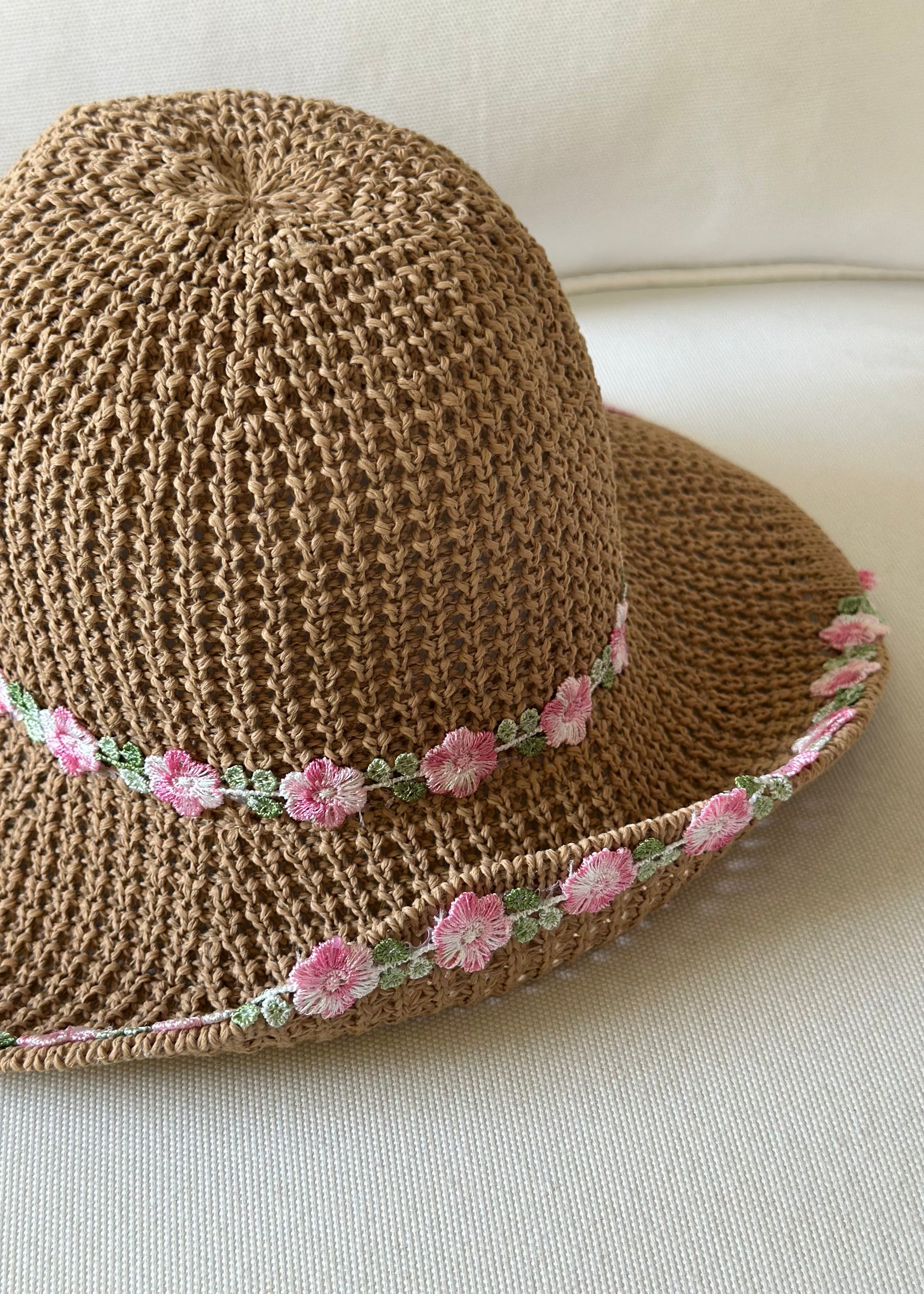 Rosie Straw Bucket Hat