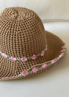 Rosie Straw Bucket Hat