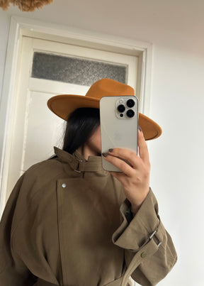 Inès Funnel-Neck Jacket