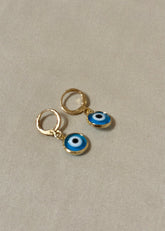 Evil Eye Hoops