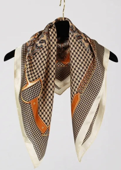 Chestnut Silk Bandana