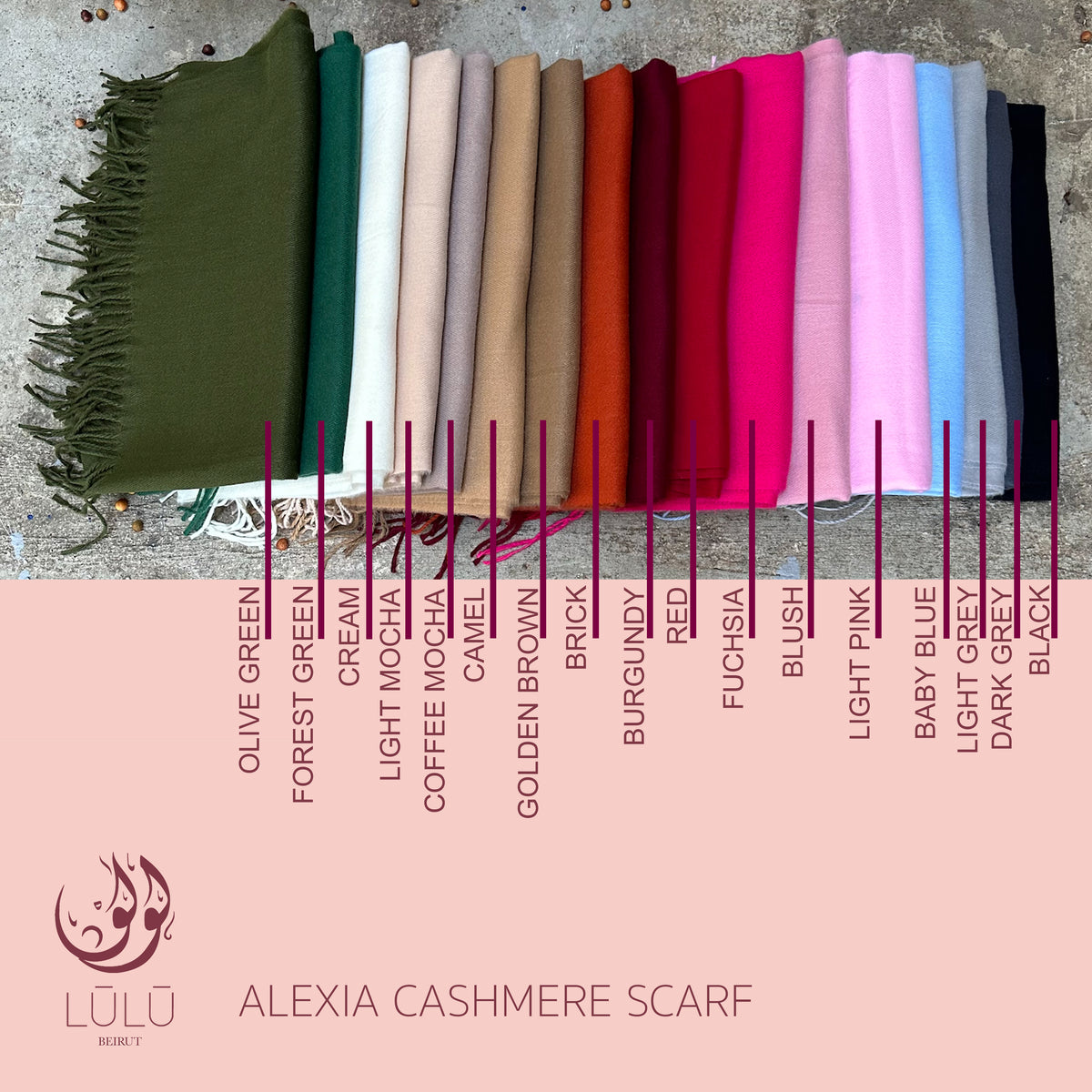 Alexia Cashmere Scarf