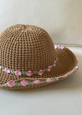 Rosie Straw Bucket Hat