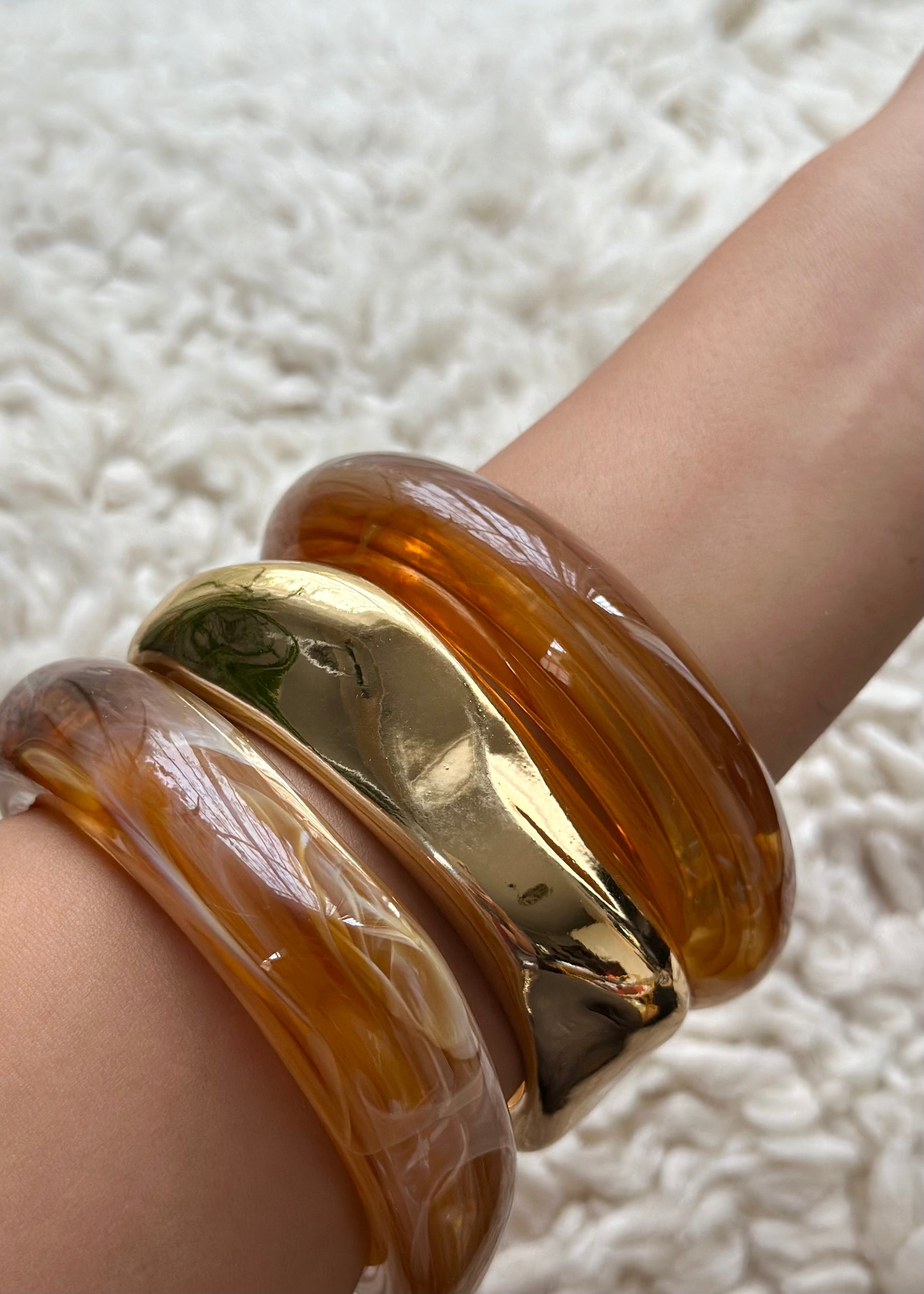 Caramel Swirl Bangles