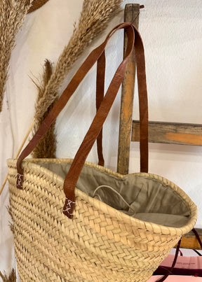 Beatrice Straw Basket Bag