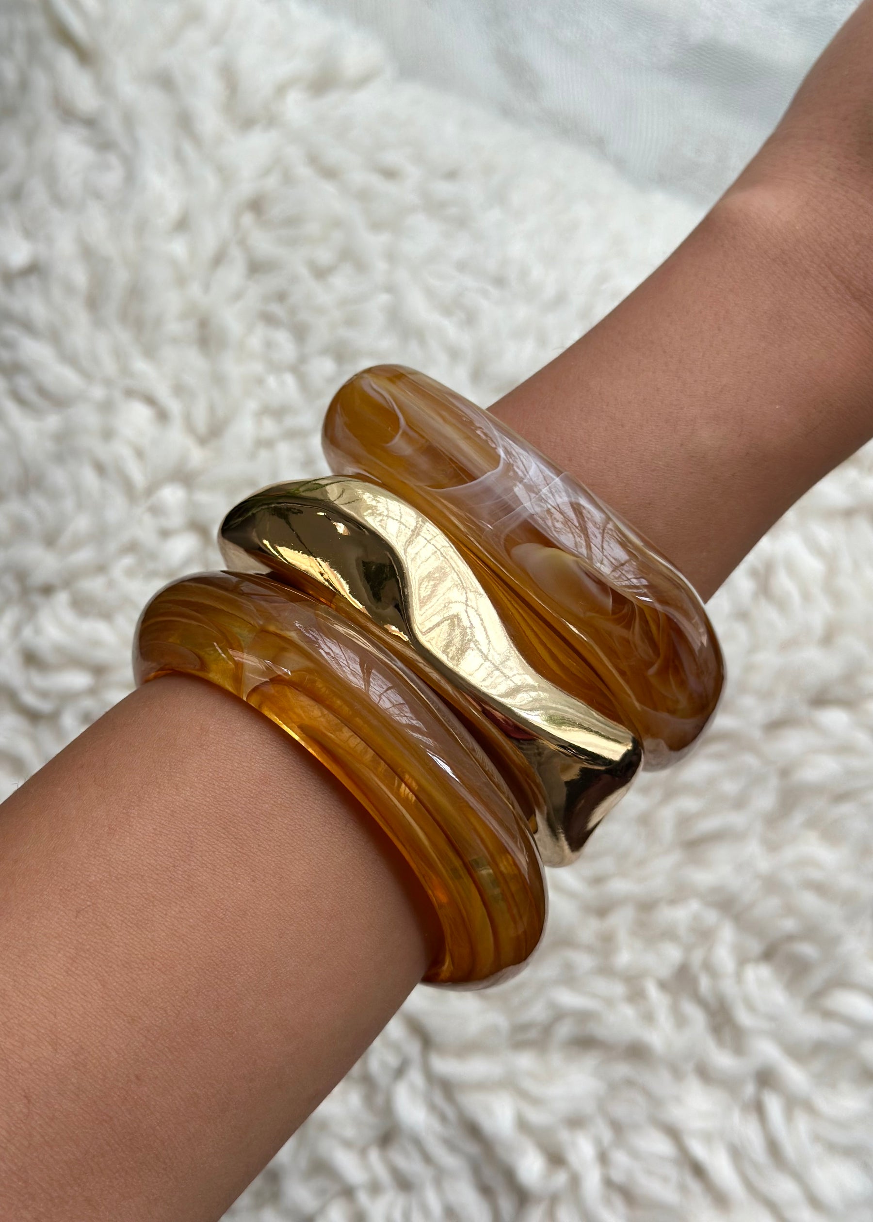Caramel Swirl Bangles