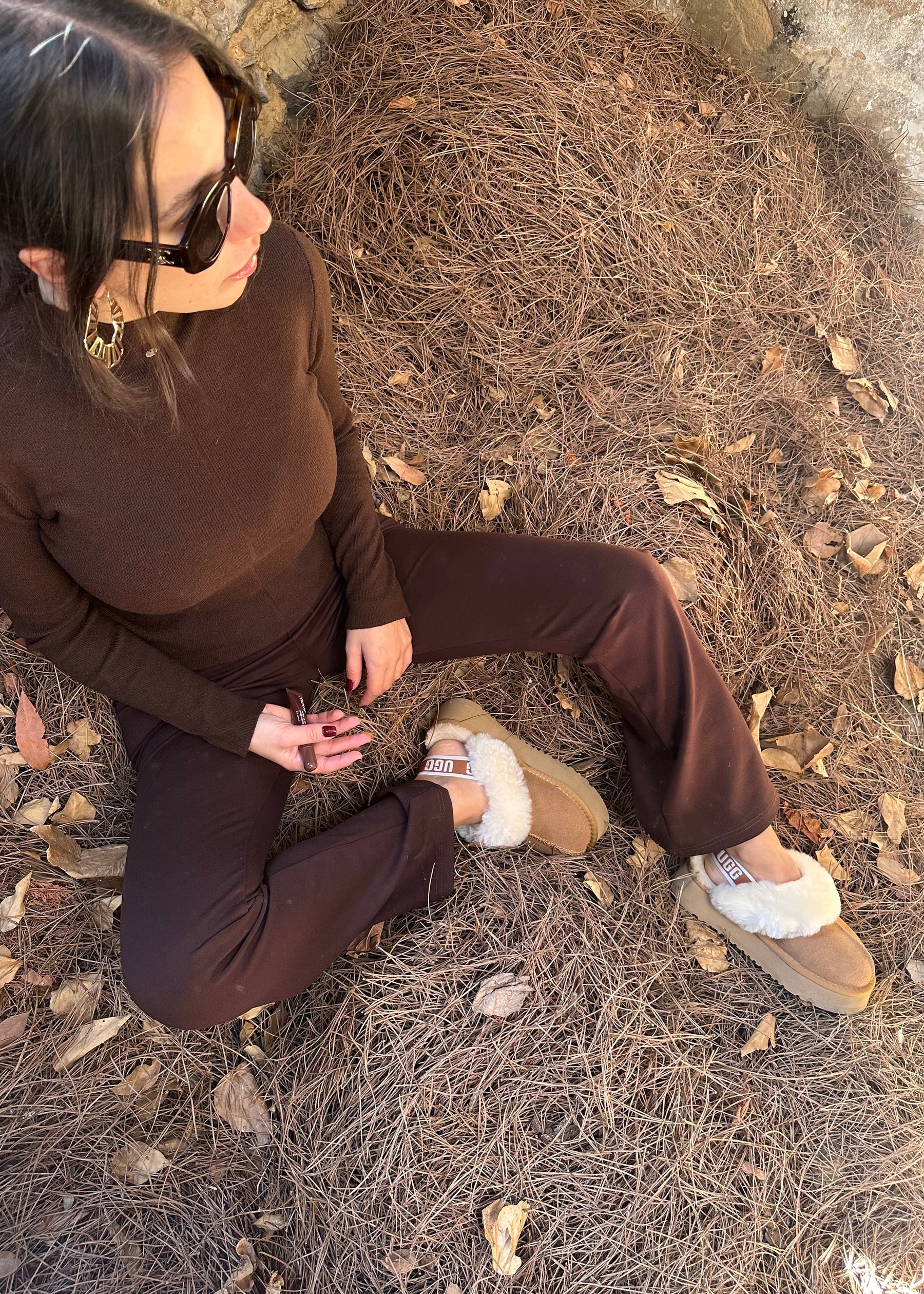 Espresso Flared Leggings