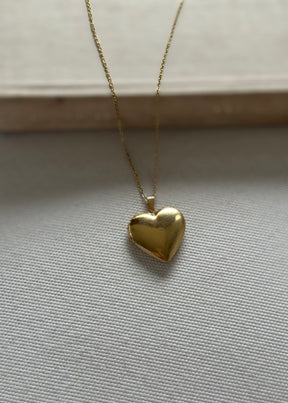 Collier médaillon cœur Lulu