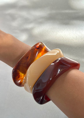 Caramel Swirl Bangles