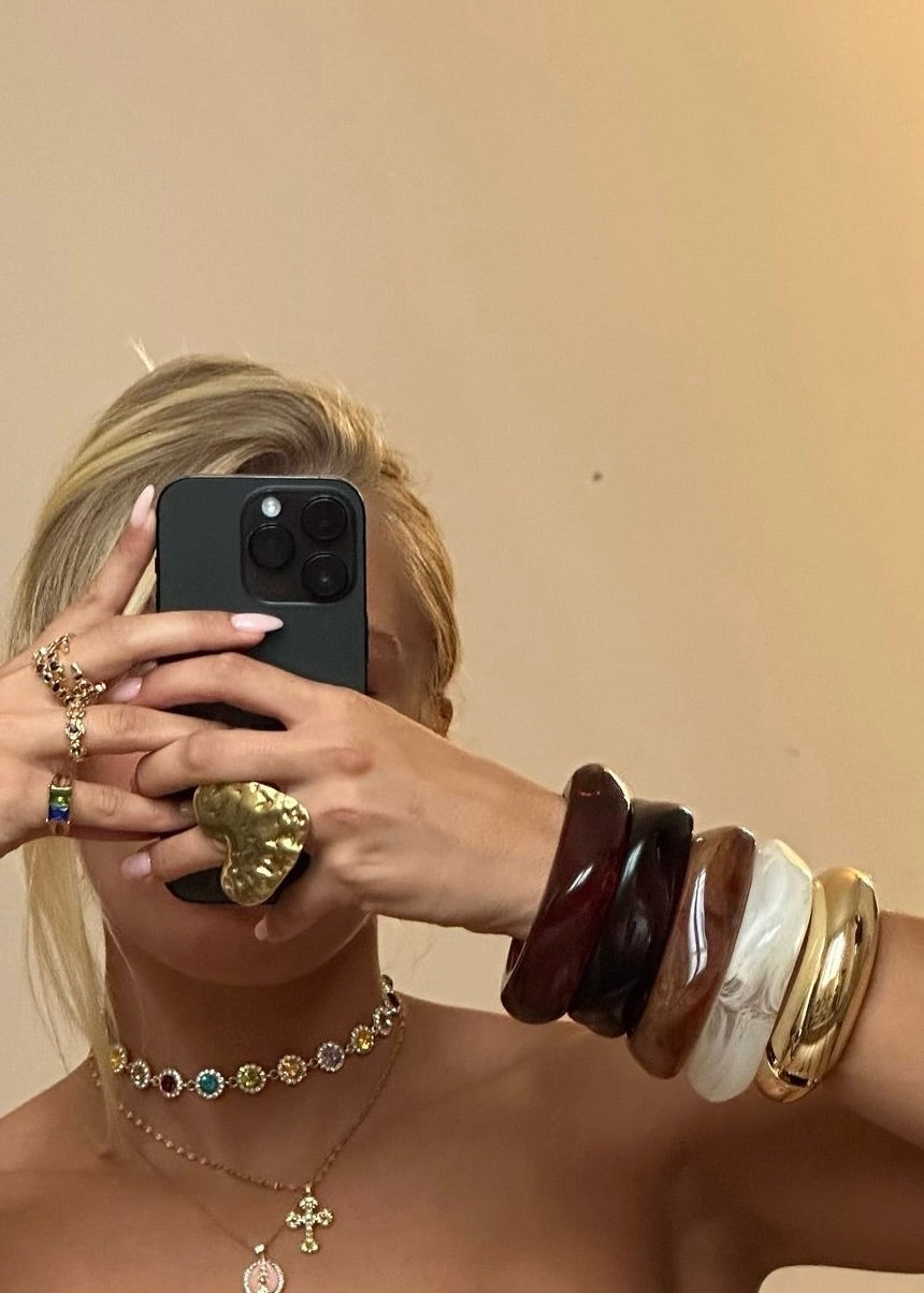 Caramel Swirl Bangles