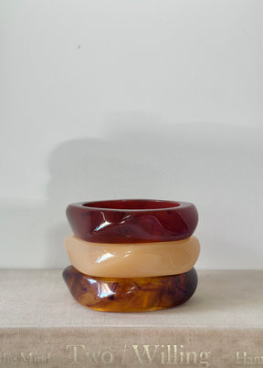 Caramel Swirl Bangles