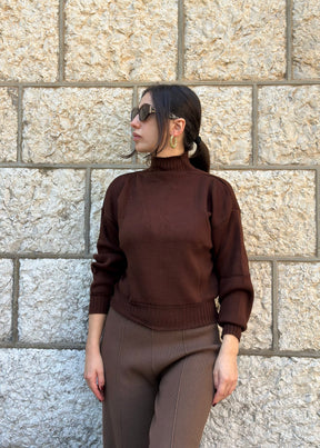 Chocolate Brown Knit