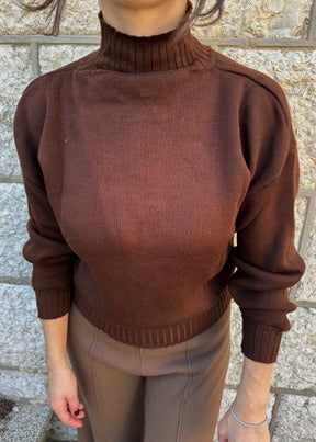 Chocolate Brown Knit