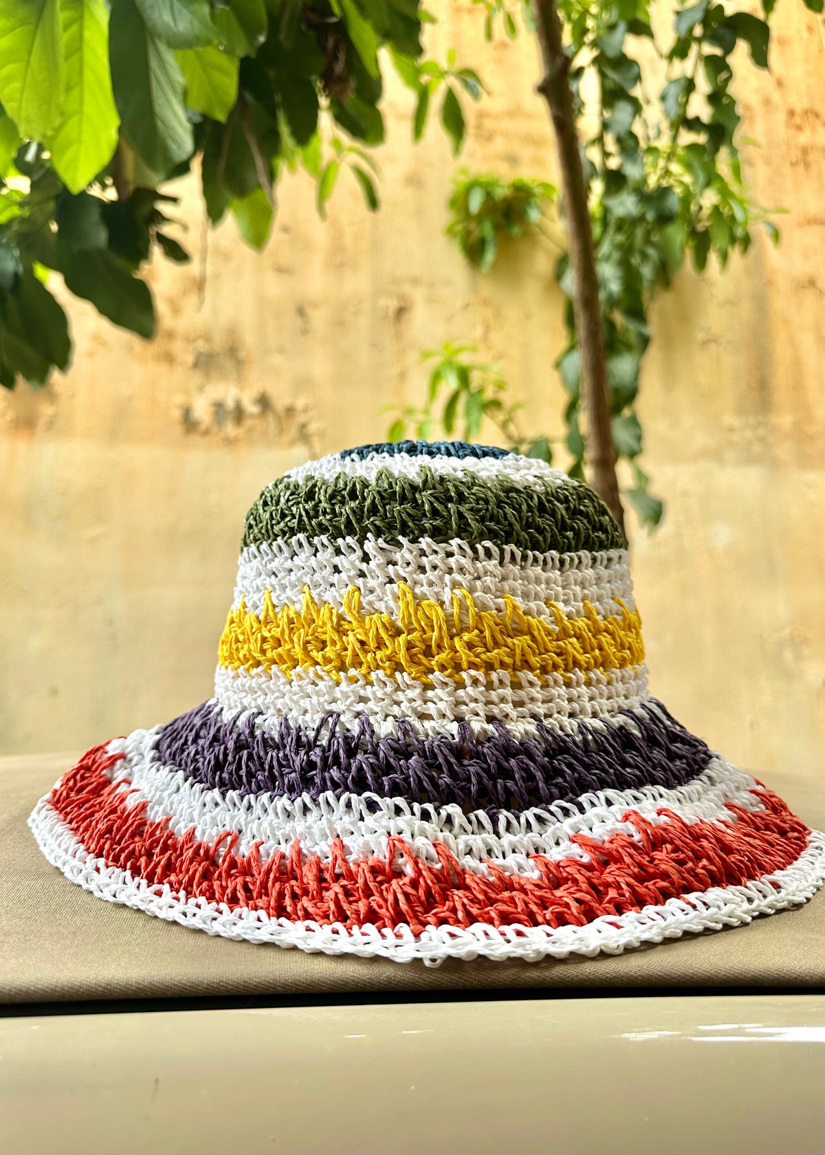 Joya Straw Bucket Hat