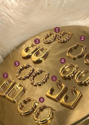 Créoles plaquées or