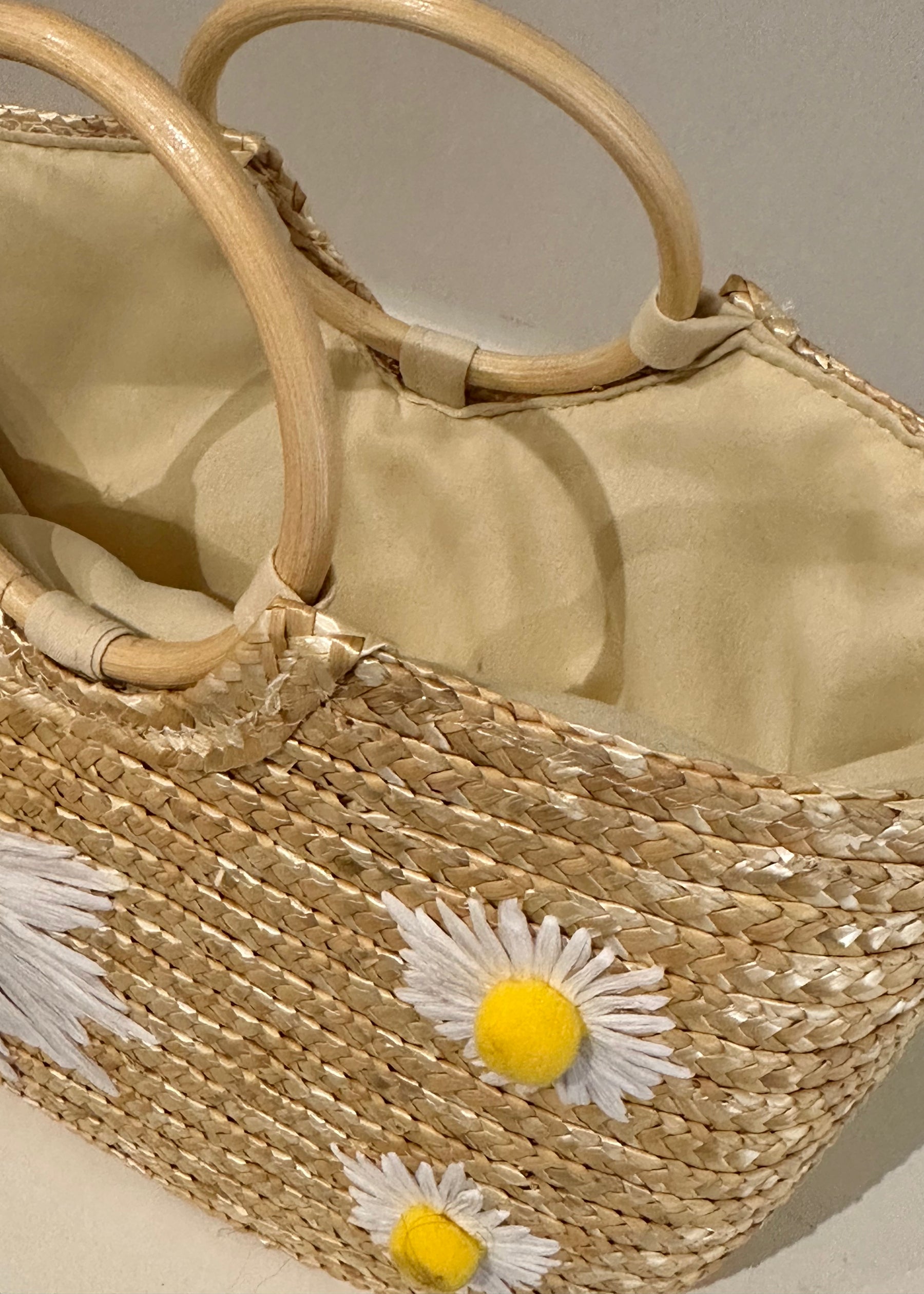 Daisy Straw Bag