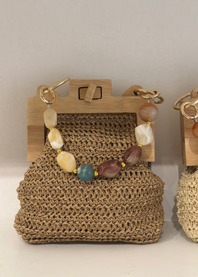 Mirabelle Straw Bag