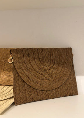 Jane Straw Clutch