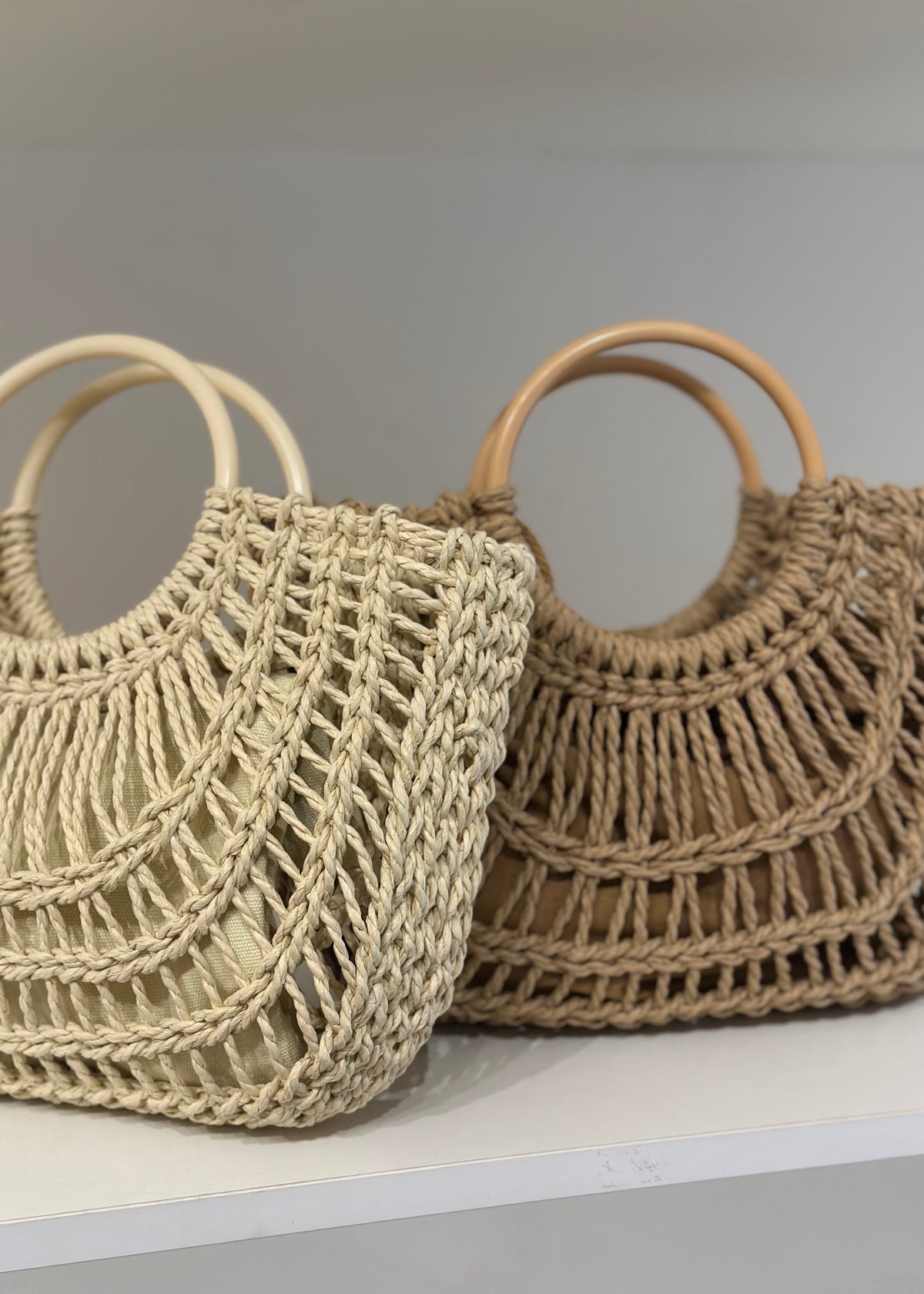 Zinnia Straw Bag