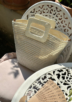 Pochette en paille Jane