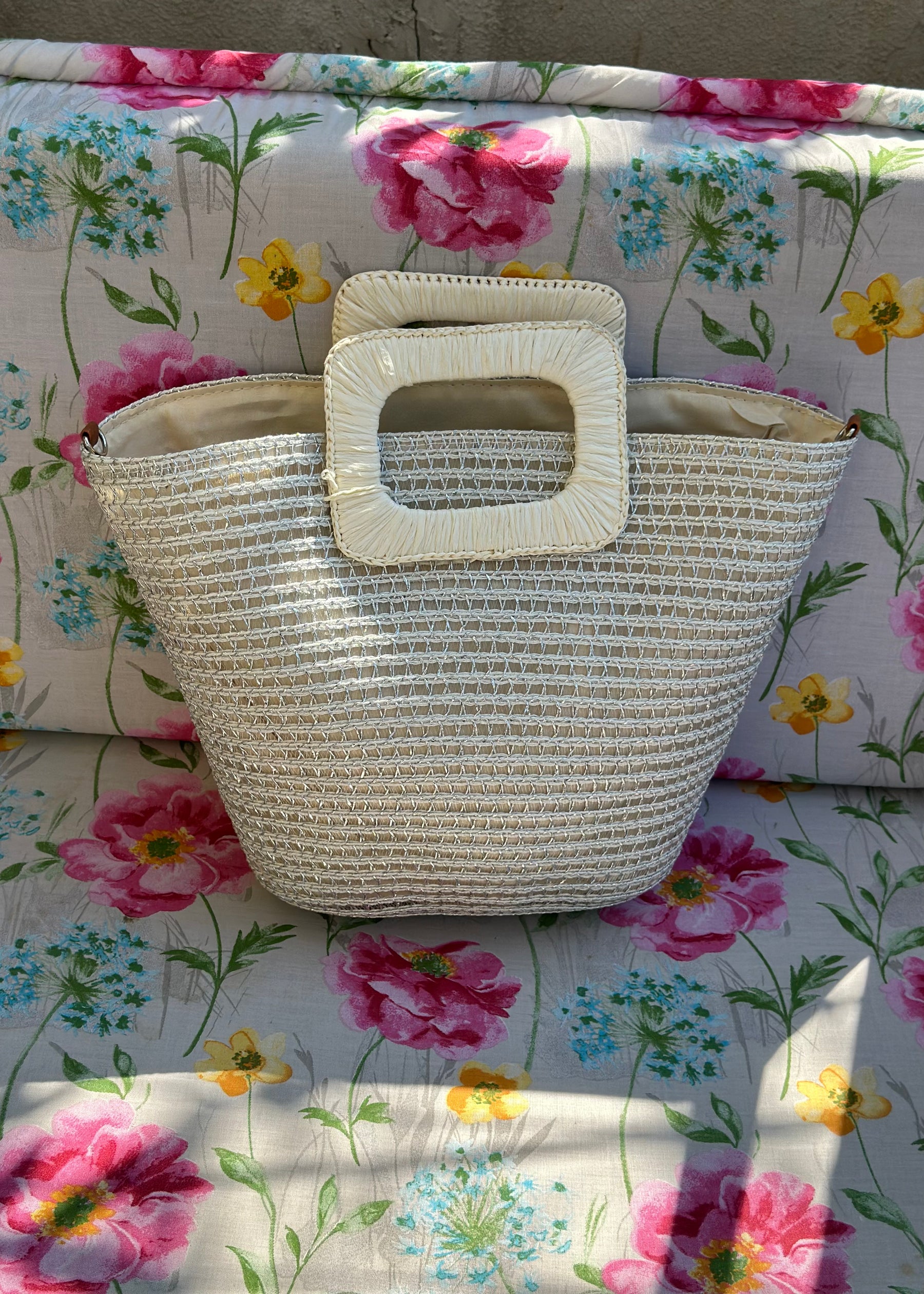 Pochette en paille Jane