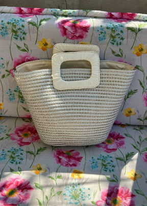 Pochette en paille Jane